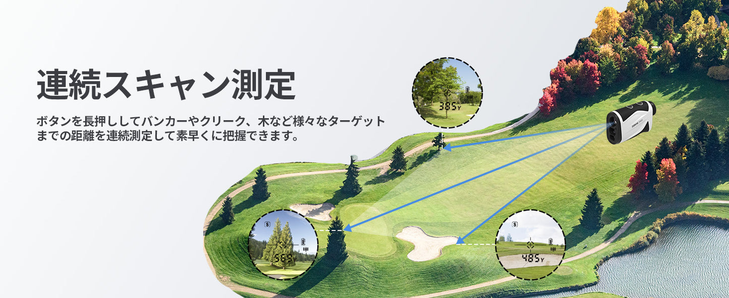 ゴルフ用レーザー距離計DM600